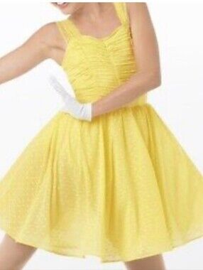Weissmans 10130 Yellow Girls' Dance Costume - Size MC